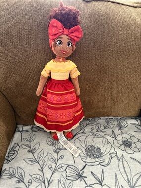 Disney Encantos Deloris Red & Yellow Cultural Doll Plush Toy - Kids
